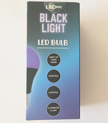 LEDeez Black Light LED Bulb UV Light 40W Fits Standard Socket - Picture 4 of 4