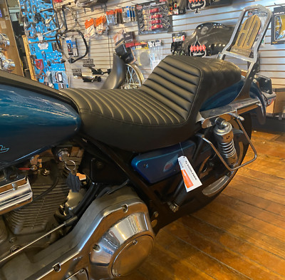 FXR Saddlemen Step Up シート サドルマンシート ブラック サドルマン□ステップアップシート フルラティスステッチ