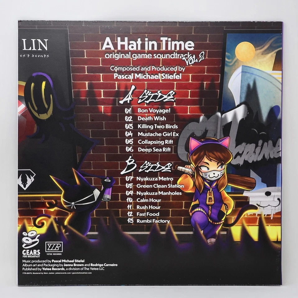 A Hat In Time Vinyl Record Original Soundtrack Volume 2 LP Nyakuza Purple VGM - Image 2 of 4