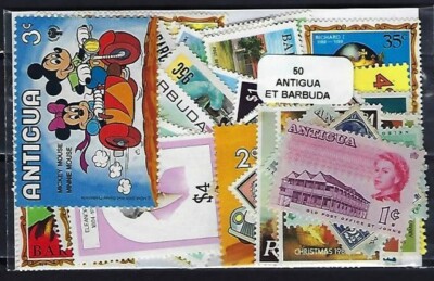 Fabriqué à Antigua-et-barbuda Autocollant De Timbre Rond Avec