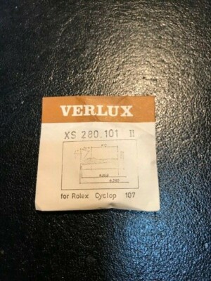 VERLUX Glas für ROLEX CYCLOP 107 Round XS 280.101