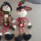 2 Enchanted Forest Christmas 2006 Wooden Santa Frosty Snowman Ring Napkin Holder — photo 4