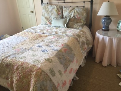 Rare Pottery Barn Colebrook Queen Quilt And Shams Beautiful Htf