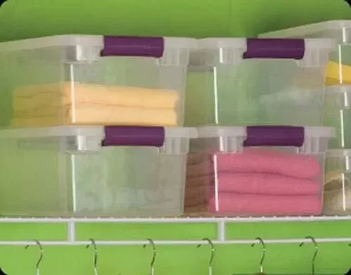 STERILITE 17531712 15-Quart ClearView Latch Box Storage Tote Containers - Image 3 of 4