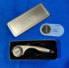 Gingher Silver 45mm Rotary Cutter RIGHT Handed Sewing Fabric Quilt Tool XtraBlad