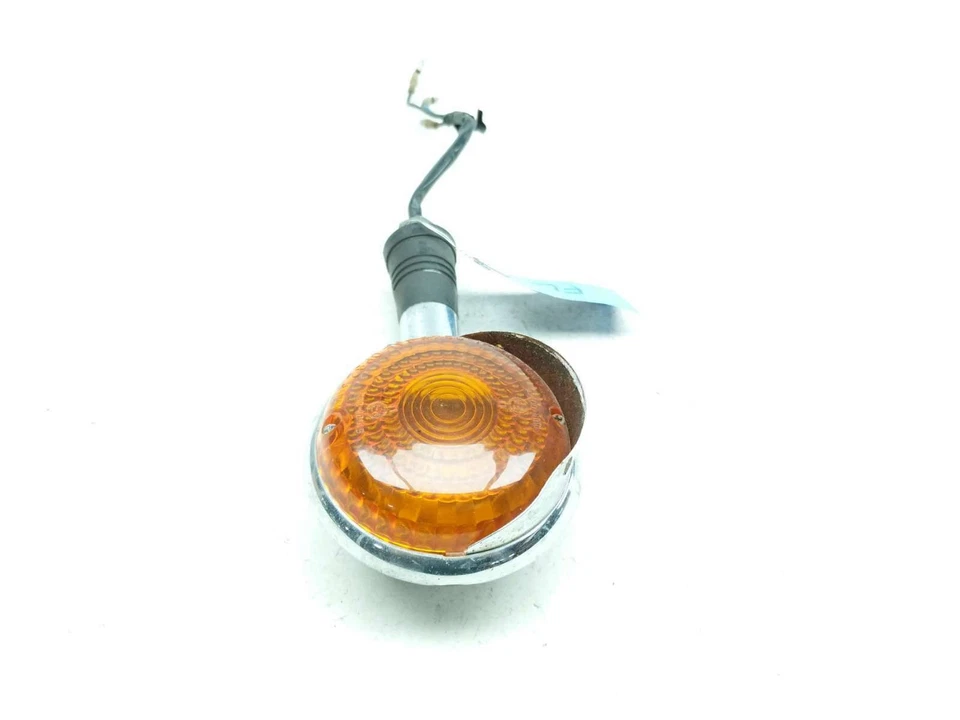 86-99 Yamaha Virago XV 1100 luz indicadora de señal de giro delantera izquierda visera cromada Foto 2 de 4