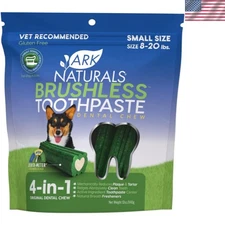 12oz Brushless Toothpaste Chews for Small Dog Breeds - Tartar & Plaque Control