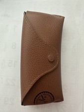 Ray Ban Universal Brown Medium Soft Case for Sunglasses Eyeglasses. CASE ONLY