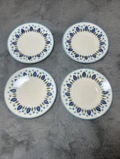 Lot of 4 Marcrest MCM Swiss Alpine Chalet Saucers/Bread/dessert Plates