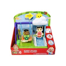 CoComelon Land Sunny Splash Swing Playset w/ Cody Figurine New 