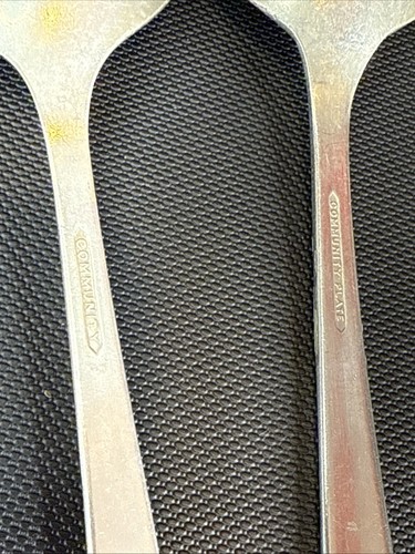 Oneida Community Coronation Silverplate 6 7/8”Soup Gumbo Spoon Set Of 7 - Picture 7 of 11