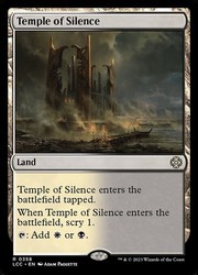 Temple of Silence 358/401 Commander: The Lost Caverns of Ixalan Rare MTG
