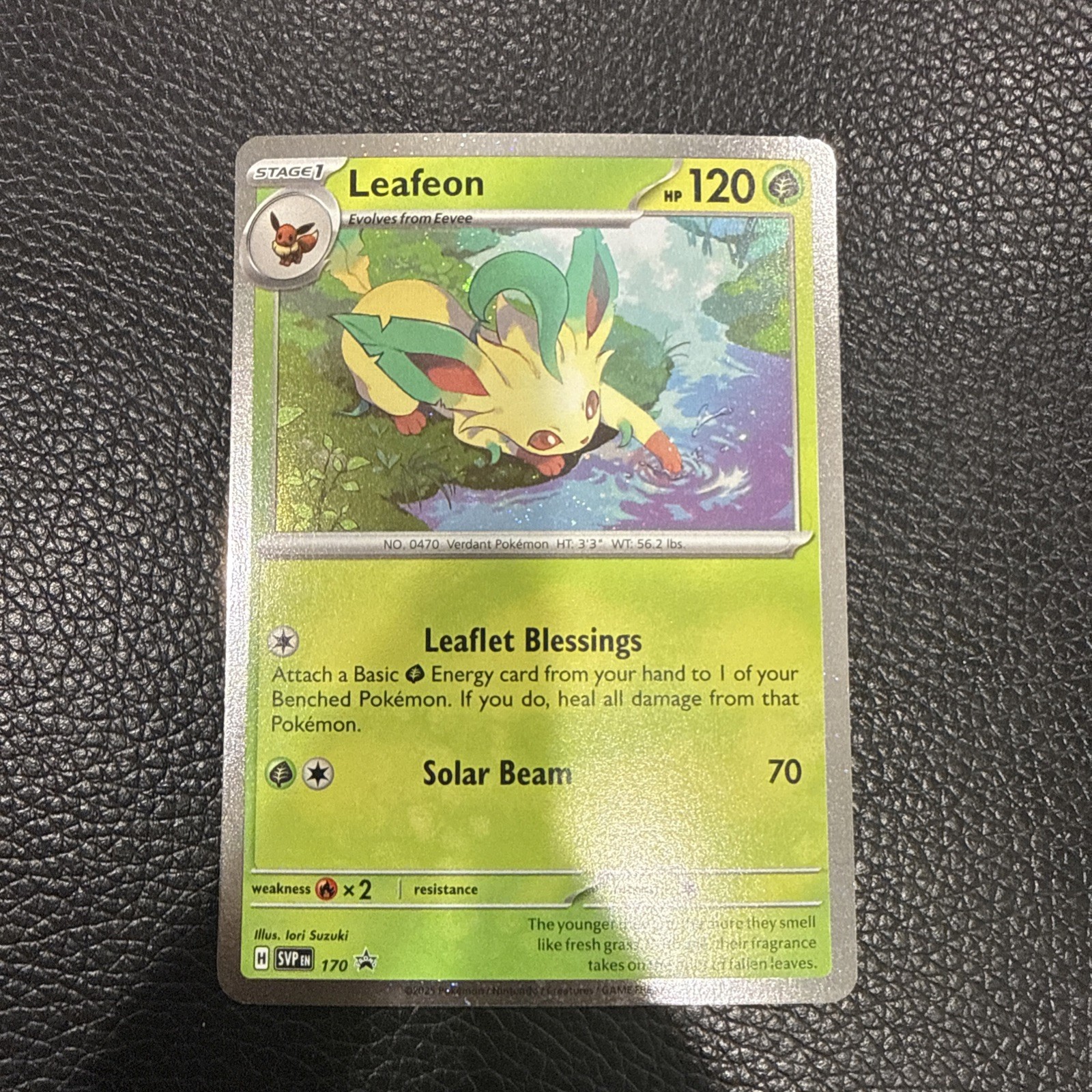 Leafeon 170 SV: Scarlet & Violet Black Star Promo Pokemon Card