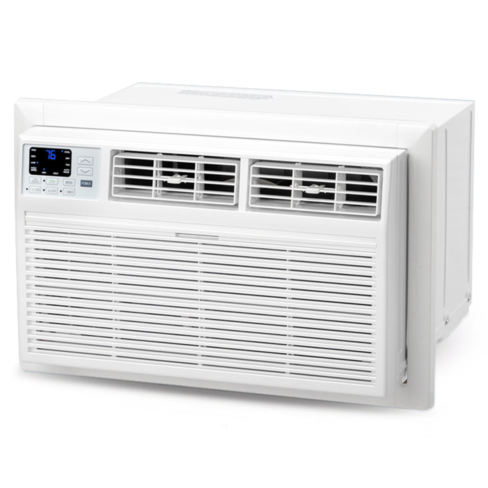 12000 BTU Through-the-Wall Air Conditioner with Heat, WIFI AC Unit &Heater Combo