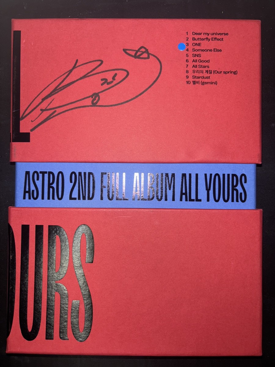 ASTRO all yours アルバム ムンビン コンプリート ASTRO [All Yours] Moonbin Autographed Signed Promo Album YOU