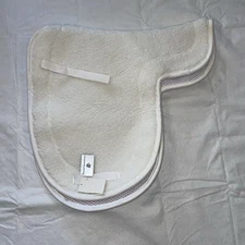 Intrepid International Comfort Plus Fleece Non Slip Dressage Saddle Pad NWT