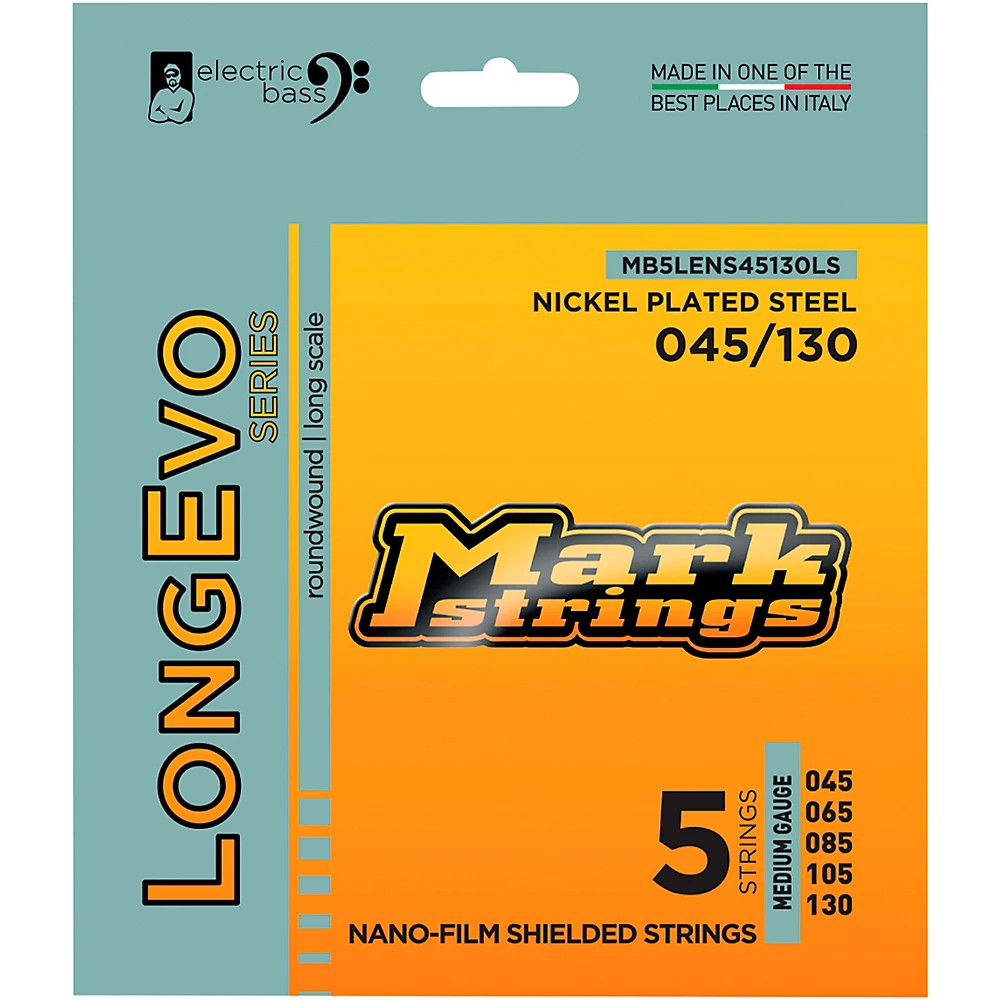 Markbass Longevo Nano Film Electric Bass Nickel Plated Steel 5 Strings (45 - 130