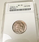 1938 D/D Buffalo Nickel  MS65 ANACS