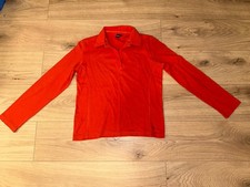Cecil Shirt Langarm Polo Langarmshirt Orange Gr. M