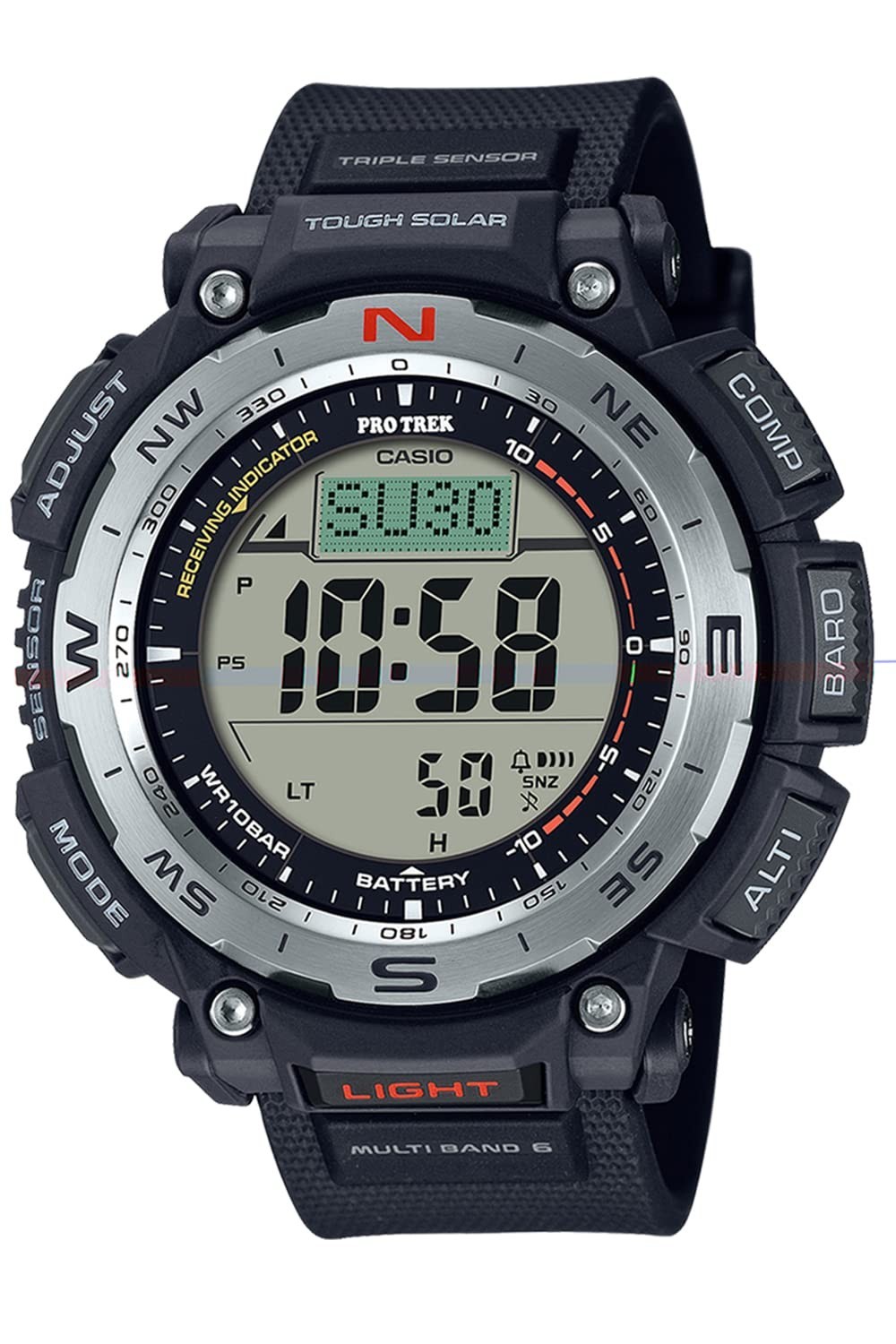 CASIO PRO TREK PRW-3400-1JF Climber Line Solar Radio Men's Watch