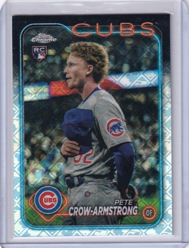 2024 Topps Chrome Logofractor Edition - Image Variation Pete Crow-Armstrong RC