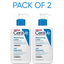 2 x CeraVe Moisturizing Lotion 236ml - Face & Body - New - Free Shipping