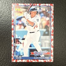 Alex Freeland 2026 Topps Japan Edition Koi Fish Parallel Rookie T91-35 *Dodgers