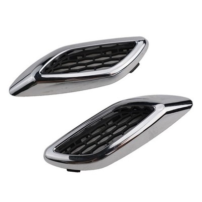 For Maserati For Levante Front Air Vent Grille Trim Molding Chrome Set of for 2