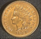 1888 Indian Head Cent - Uncirculated Red/Brown - NICE - FREE SHIPPING