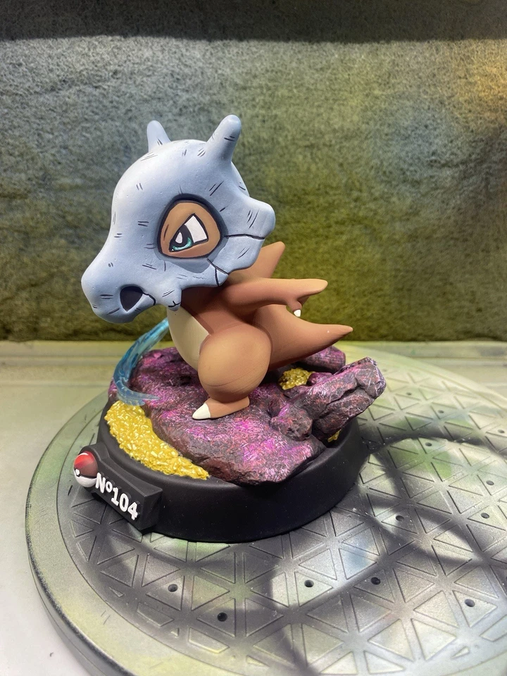 Figure Pokémon Cubone / Osselait In Resina - Immagine 2 di 4