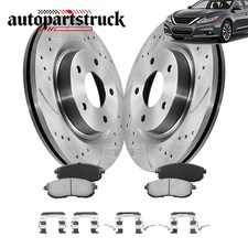 Front Brakes Kit For Nissan Altima 07-13 Front Brake Rotors Ceramic Brake Pad