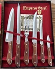 Vintage Emperor Steel Cutlery Tempered 6 piece Knife Set Stainless Steel Blade — photo 1