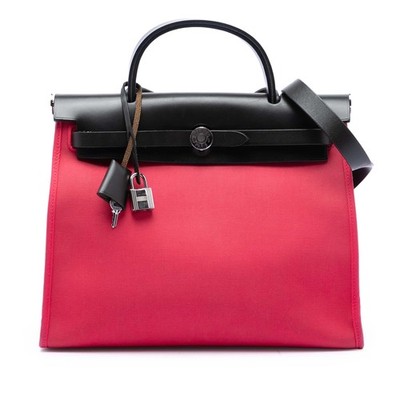 Hermès Canvas Herbag Zip 31