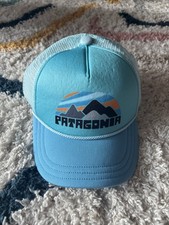 Patagonia Kids Interstate Hat Lago Blue One Size NEW NWT Trucker Cap