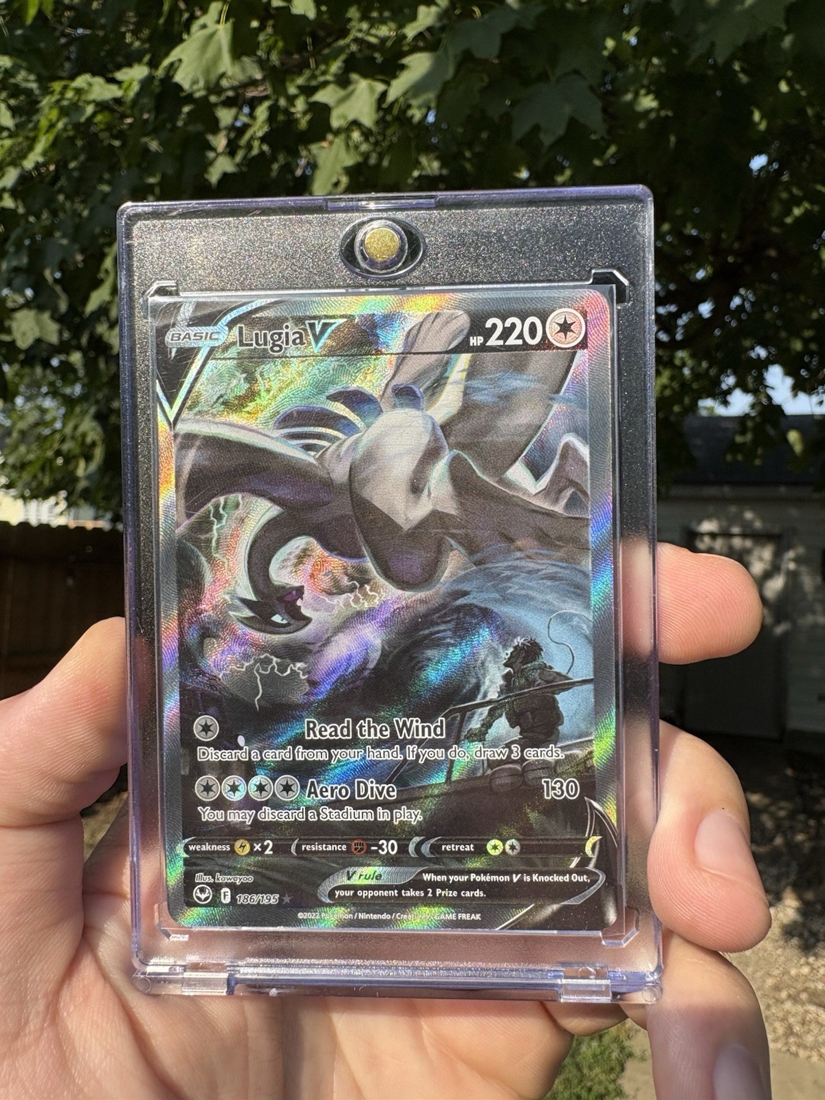 Lugia V 2022 Sword & Shield: Silver Tempest #186/195 Holo