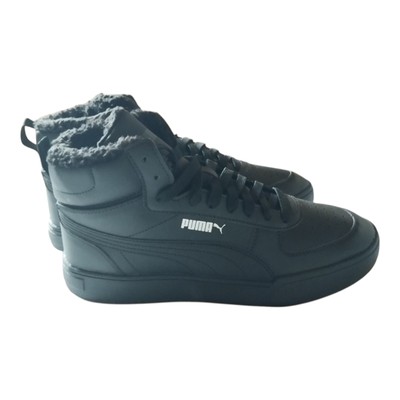 Puma Caven 2.0 Mid WTR Herren Schwarz Turnschuhe Stiefel Leder Gr. 41