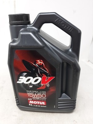 Motul 300V 15W50 4T EsterCore Synthetic Racing Oil 4L Motorcycle