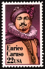 US Stamp Scott # 2250 Mint NH F-VF - 22 Cents Enrico Caruso Commemorative Issue