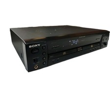 Sony RCD-W1 Compact DISK Recorder Dual Tray Tested WORKING GOOD CONDITION