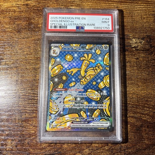 Gholdengo ex graded PSA 9 for sale on eBay