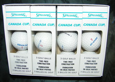 VINTAGE 1960'S-70'S BRAND NEW IN BOX CANADA CUP SPALDING GOLF BALLS 12 IN BOXES