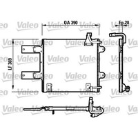 Valeo Klimakondensator KlimakÜHler Passend FüR Seat Arosa VW Lupo Polo | 817246