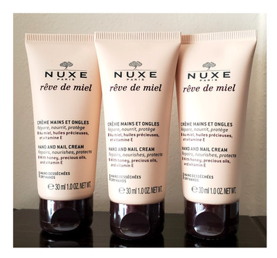 Nuxe reve de miel hand and nail cream 3x 30 ml