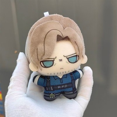 10cm Leon Kennedy Plush Toy Resident Evil Doll Plushies Pendent