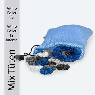 ArthroRoller Massageringe Yin Yang - zur Fingermassage aus Edelstahl | MIX-Tüte