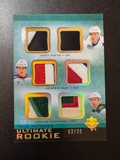 2013-14 Ultimate Collection Matt Nieto/Justin Fontaine/Jesper Fast Patches /25*