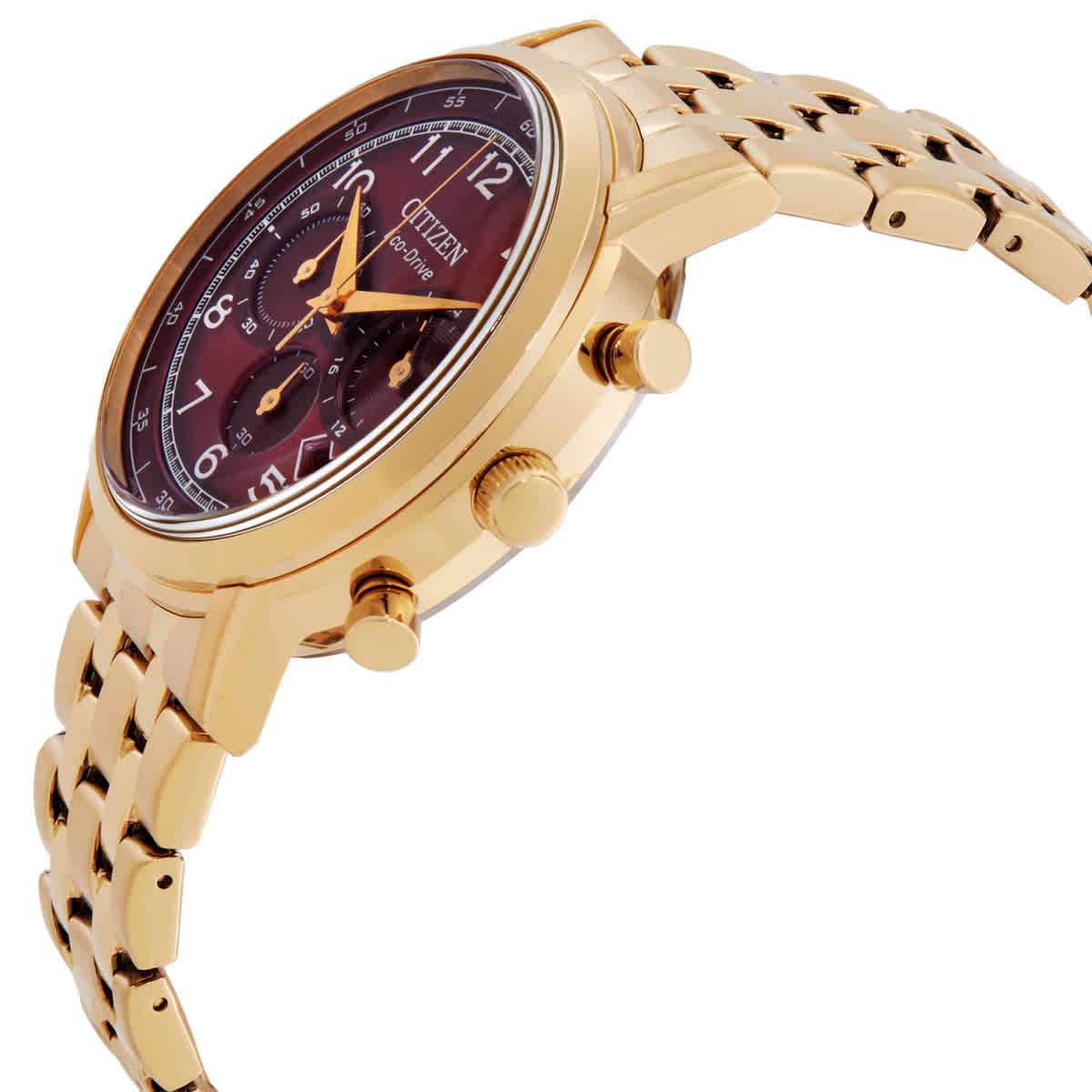 Citizen Eco-Drive Chronograph Red Dial Men's Watch CA4632-58X | eBay
