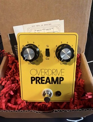 Brand New JHS Pedals Overdrive Preamp Limited Edition Yellow Finish Sold Out!