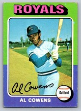 1975 Topps Baseball #437 Al Cowens Royals