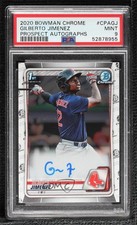 2020 Bowman Chrome Prospect Auto Gilberto Jimenez #CPA-GJ PSA 9 MINT Auto 01ic